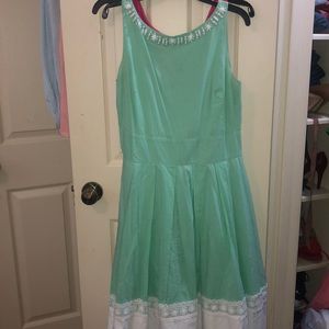 Mint green dress